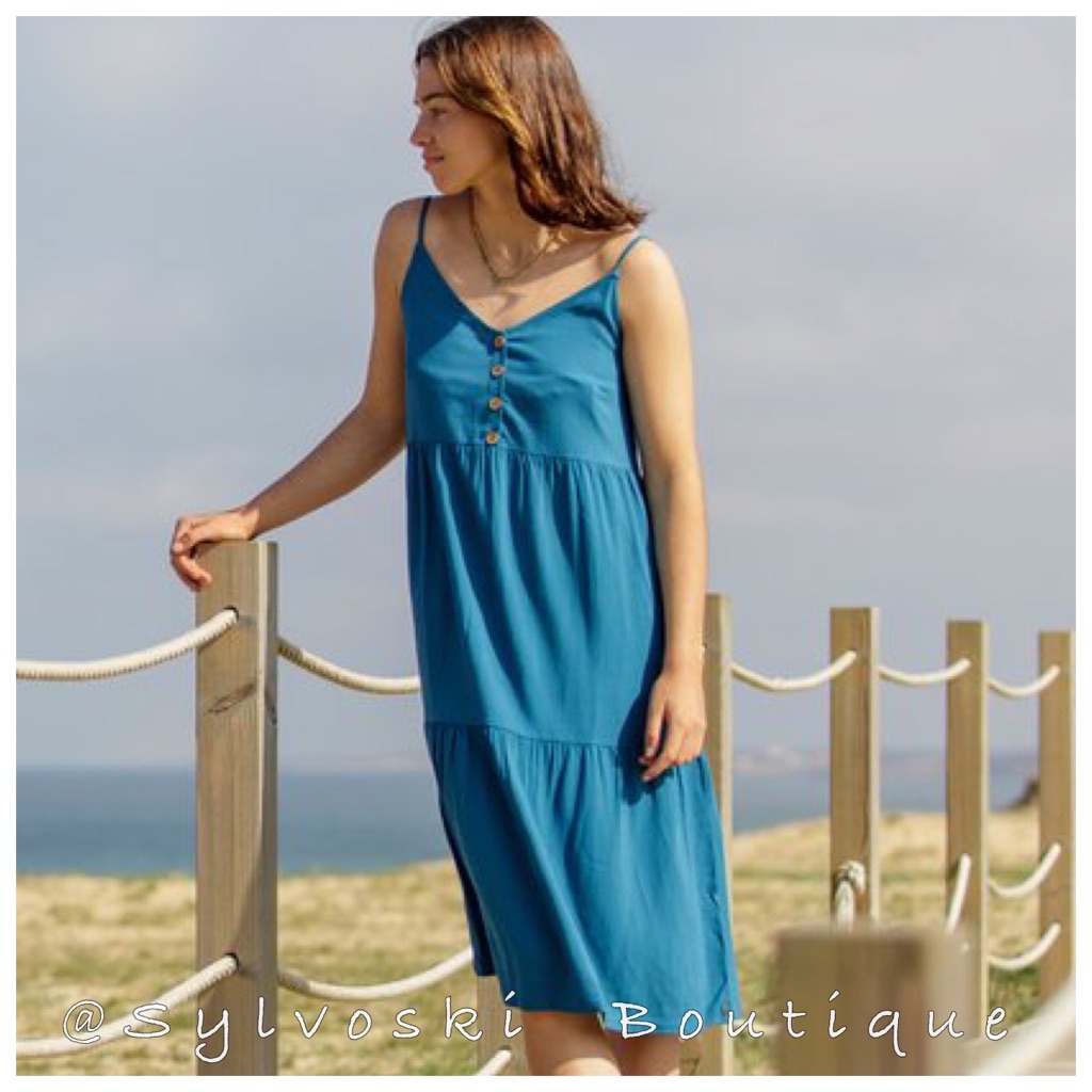 Dream Dream Dream Strappy Midi Dress Nwt
